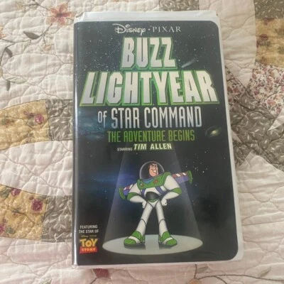 Buzz Lightyear of Star Command The Adventure Begins Movie VHS Disney Pixar - Image 1 of 4