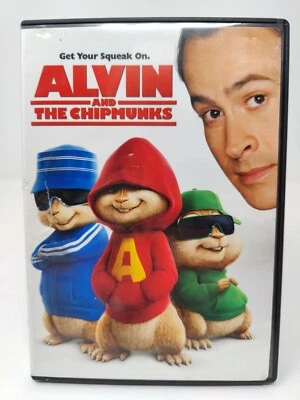 Alvin and the Chipmunks DVD Wide/Full Frame (Jason Lee,  Justin Long) Comedy - Image 1 of 4