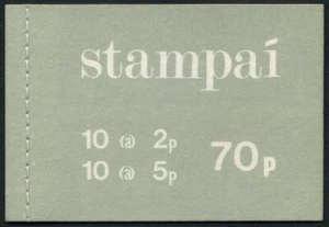 Ireland 293B/298Ad booklet,MNH. Definitive 1971,decimal currency.Dog. - Picture 1 of 1