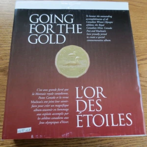 Olympics Book 2002 Royal Canadian Mint 22k GP COIN Proof Going For The Gold - Picture 1 of 12