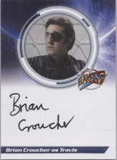 Blake's 7 Series 1 - Brian Croucher "Travis" S1BC Black Variant Autograph Card