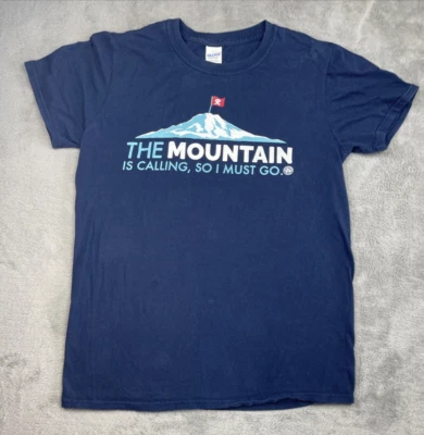 VTG Coors Light T-Shirt “The Mountains Are Calling” Rainier Beer Graphic Tee Men - Image 1 of 4