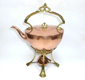 WMF Jugendstil Kanne mit Rechaud und Spiritusbrenner - Bild 1 von 12