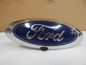 New OEM 2022-2025 Ford Maverick Back Bed Tail gate Emblem w/ Camera Chrome Blue - Bild 1 von 4