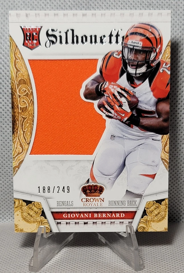 2013 Panini Crown Royale #12 Giovani Bernard RC Game Worn Jumbo Patch /249 - Image 1 of 3