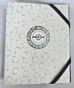 Carpeta de archivo de cartas Pokémon Monstruos de bolsillo japoneses 1995 logotipo iridiscente raro - Imagen 1 de 5