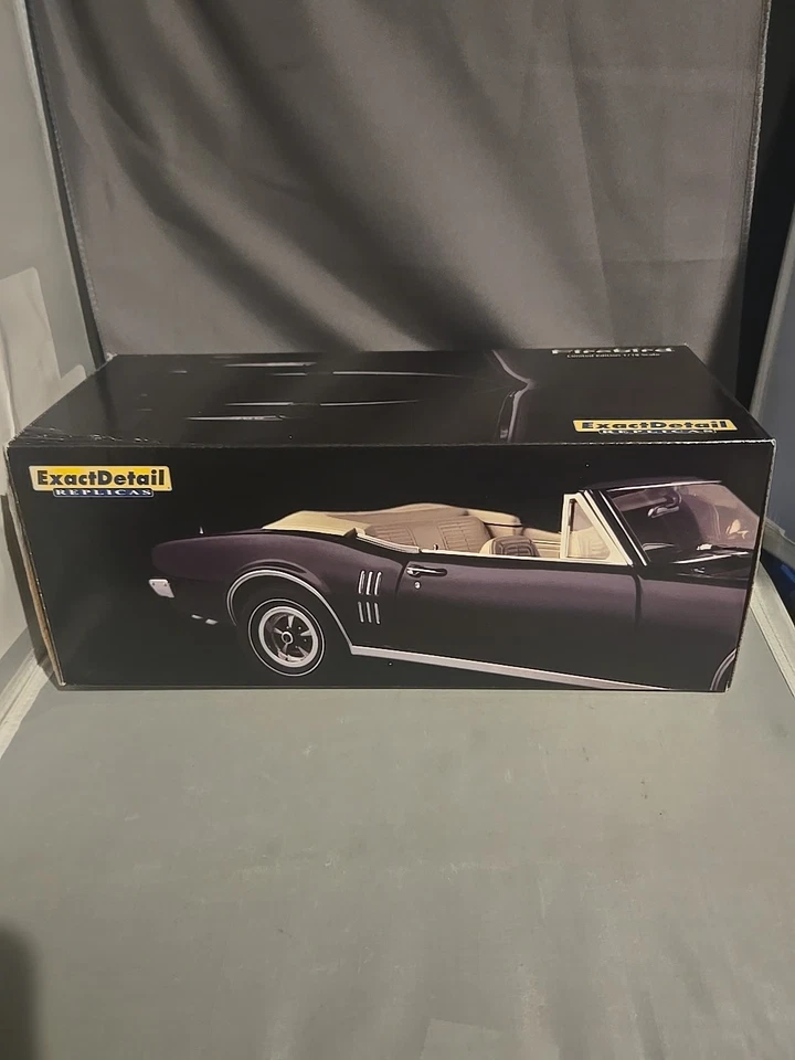 *READ*EXACT DETAIL 1:18 SCALE 1967 PONTIAC FIREBIRD DIECAST! RARE BLACK. - Image 1 of 4
