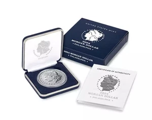 2024 Morgan Dollar Mint State with Box and COA - Picture 1 of 4