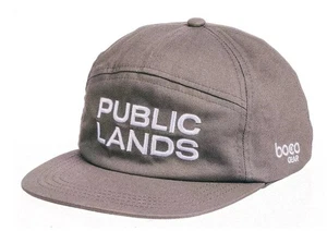Boco Gear x Public Lands 7 Panel Trucker Hat Charcoal - Picture 1 of 2