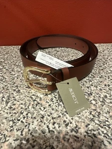 J. CREW Genuine Italian Leather Belt 1'' wide - Picture 1 of 8