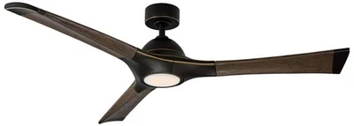 60" Modern Forms Woody Bronze LED Wet Smart Ceiling Fan - Image 1 of 2