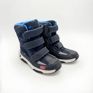 TROLLKIDS Lofoten Winter Boots – Gr. 32 – Blau – Toller Zustand – 3x Klettversch - Bild 1 von 7