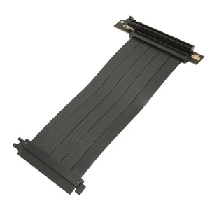 PCIE 4.0 X16 Riser Cable High Speed Flexible 90° Right Angle PCIE Port GPU Gr FY - Afbeelding 1 van 34