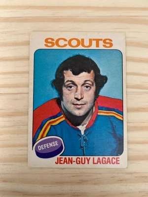 1975-76 O-Pee-Chee #141 Jean-Guy Lagace - Kansas City Scouts (invA1) - Image 1 of 2