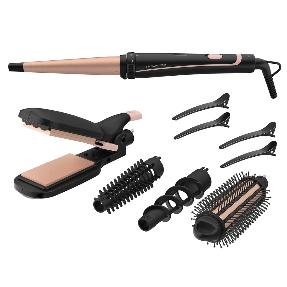 Rowenta CF4231 Infinite Looks 14-in1-Multistyler Schwarz / Rosegold