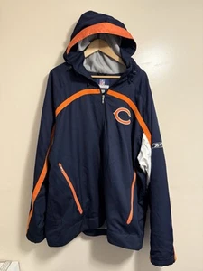 Vintage 00’s Reebok Chicago Bears Authentic Sideline Sherpa Jacket Size XL - Picture 1 of 11