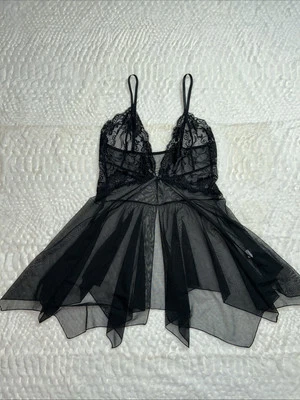 Черное кружевное женское белье без застежек для кукол - Изображение 1 из 4