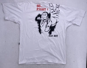 Bad Boy Martial Arts Fighter Graphic T-Shirt Weiß Herren Gr. XL Brazil Made - Bild 1 von 9