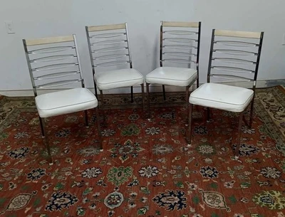 4 sillas de husillo Daystrom Lucite vintage de mediados de siglo Foto 1 de 4