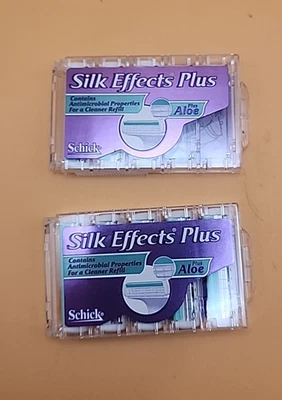 8 hojas de recarga Schick Silk Effects Plus Aloe  Foto 1 de 3