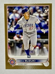 2022 Topps Update Series - Seiya Suzuki #US250 Gold /2022 (RC) Rookie Cubs - Picture 1 of 2