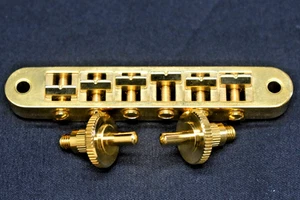 Gibson ABR-1 - Tune-O-Matic Bridge - GOLD - Picture 1 of 8