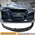 Carbon front polisher front lip front diffuser for BMW F30 F31 F35 M package 2013-18