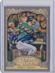 DUSTIN ACKLEY MLB 2012 Topps Gypsy Queen Auto Autographed Signed #278 Card - Picture 1 of 2