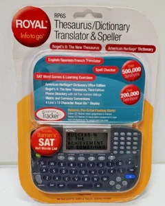 New Royal Info To Go RP6S Thesaurus Dictionary Translator Speller Sealed - Picture 1 of 4