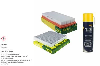 MANN Filtersatz MANNOL Klimareiniger passend für Smart Fortwo Cabrio 1.0 - Bild 1 von 4