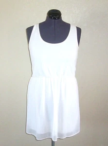 Vestido transparente para mujer Hello Miss crema pequeño - Imagen 1 de 2