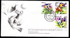 Brazil - 1982 - FDC (First Day Cover)-Commemorative Stamp-XII World Cup-Lot 504 - Picture 1 of 2