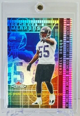 Terrell Suggs 2003 Fleer Mistique Secret Weapons 92/500 RC Rookie #11-SW Ravens - Image 1 of 4