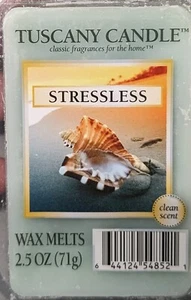 Tuscany Candles Wax Melts  Stressless - Picture 1 of 1