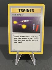 Pokémon Card SHADOWLESS Item Finder Trainer Base Set 74/102 WotC 1999 Rare