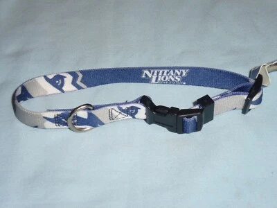 PENN STATE NITTANY LIONS Adjustable DOG/PET COLLAR size Small  Hunter Mfg NWT sm - Image 1 of 4