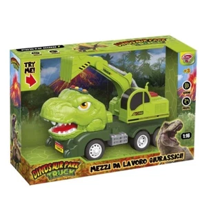 Camion Mezzi di Lavoro Giurassici T-Rex Bulldozer 77134 - Foto 1 di 3