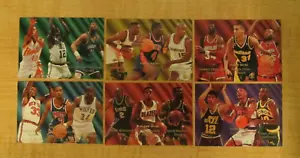 1994-95 Fleer Basketball Team Leaders Near Complete Set 6/9 - Picture 1 of 2