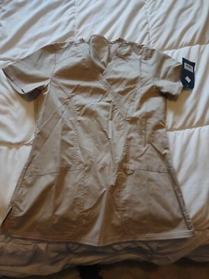 Camisa Exfoliante de Enfermería Cherokee Caqui Talla XS - Nueva - ENVÍO N 24 HORAS Foto 1 de 4