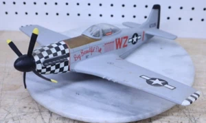 Used North American P-51D Big Beautiful Doll Military Model Plane Diecast 14" L - Picture 1 of 13
