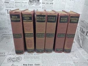 Best Of Charles Dickens. Vol: I,III,IX,X,XIII,XIX. Vintage Hardcover Book (1868) - Picture 1 of 21