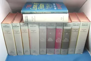 Durant STORY OF CIVILIZATION Complete Set Plus Lessons of History HC DJ - Picture 1 of 21