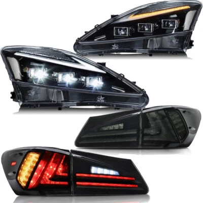 Vland Scheinwerfer + Heckleuchte Für 2006-14 Lexus IS250 IS350 ISF Full LED DRL - Bild 1 von 4