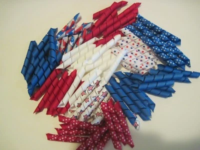 Cinta Korker ~ 100 piezas precortadas ~ sellado térmico ~ 4 de julio ~ tú eliges el tamaño Foto 1 de 4