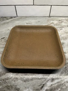 Vassoio quadrato in legno primitivo 8” x 8” - Foto 1 di 3
