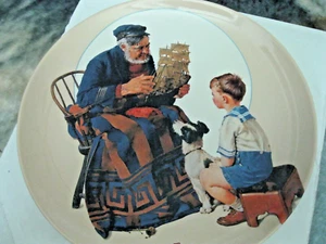Collectible Norman Rockwell plate A0794 "Sea Captain and Boy" box & COA - Picture 1 of 3