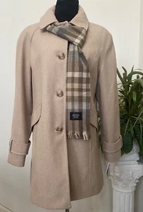NWT London Fog Women’s Oatmeal Heather Wool Blend Peacoat Size L,  $225 - Picture 1 of 7
