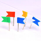 160Pcs Map Flag Push Tacks Steel Tacks With Plastic Flags Head For Travel Map