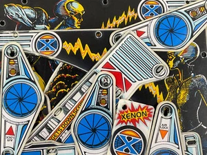 Bally Xenon Pinball Machine Playfield Plastic Set NEW - Picture 1 of 7
