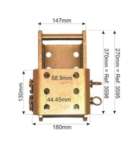 Höhenverstellbarer Adapter für Anhängerkupplungen - Bild 1 von 5